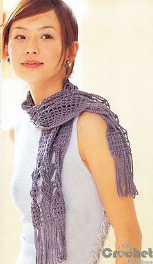 crosswise crochet scarf photo crosswise crochet scarf photo
