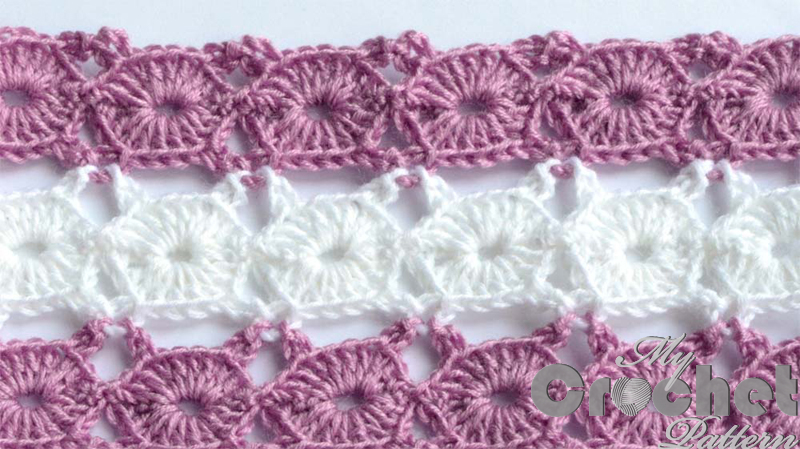 Photo openwork rings with picot