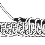 tunisian crochet - end the work