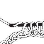 tunisian crochet - row 1