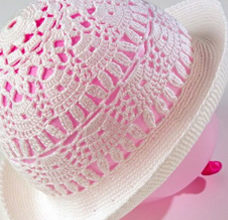 Crochet hat Gabriel pattern preview