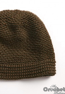 Crochet street hat pattern preview