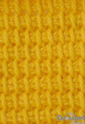 Simple stitch for tunisian crochet patterns preview