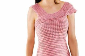 crochet pink dress photo