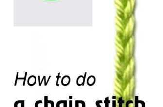 how to do a chain stitch photo