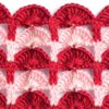 multicolor crochet shell pattern photo