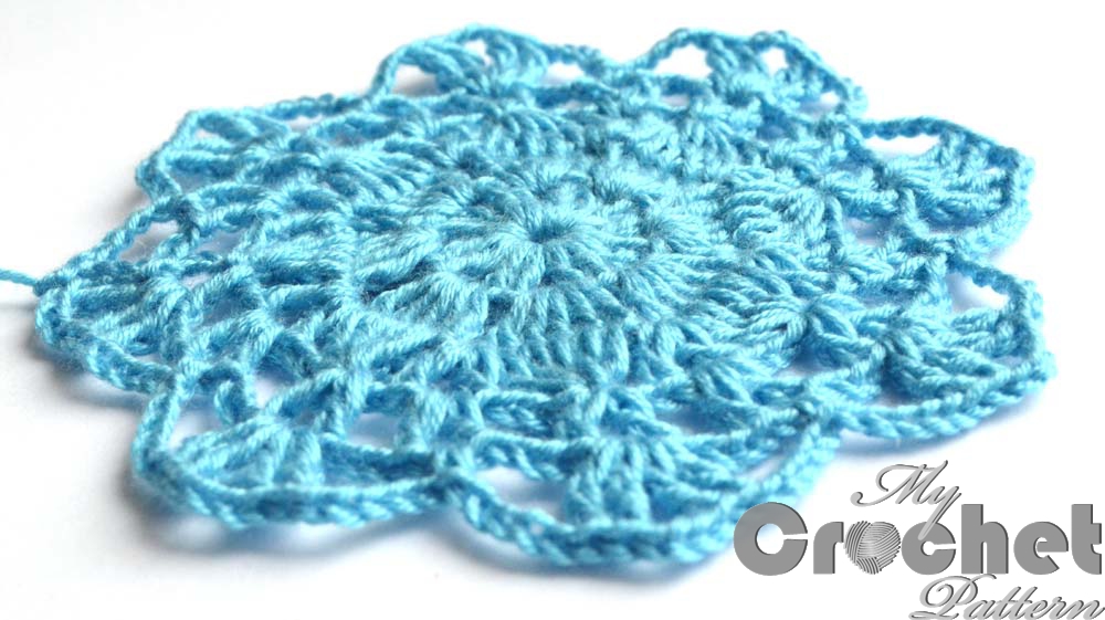 blue big flower motif close photo blue big flower motif close photo