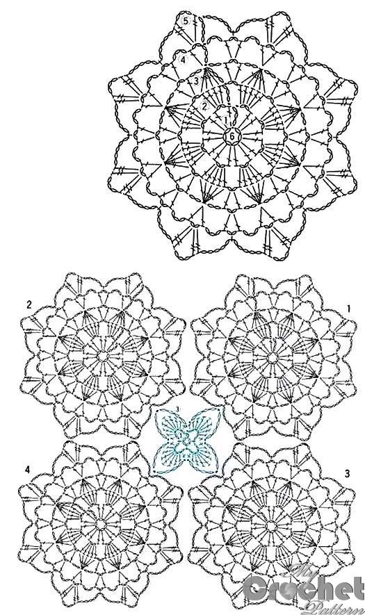 blue big flower motif pattern blue big flower motif pattern