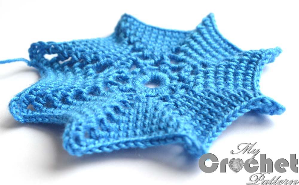 blue spider web crochet pattern close photo blue spider web crochet pattern close photo