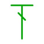 double crochet - dc - stitch symbol