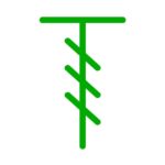 double treble crochet - dtrc - stitch symbol