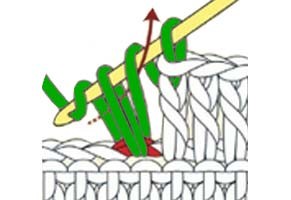 how to do a double crochet - step 4 how to do a double crochet - step 4