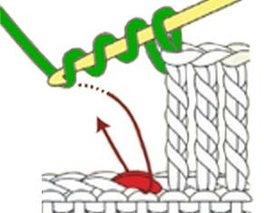 how to do a double treble crochet - step 1