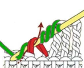 how to do a double treble crochet - step 2