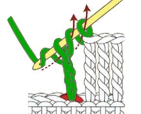 how to do a double treble crochet - step 5