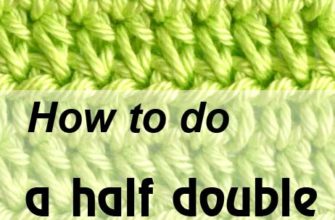 how to do a half double crochet - image