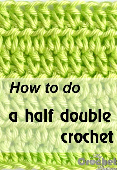 how to do a half double crochet - image how to do a half double crochet - image