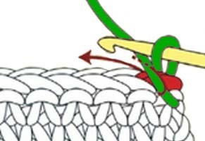 how to do a slip stitch - step 1 how to do a slip stitch - step 1