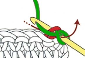 how to do a slip stitch - step 2 how to do a slip stitch - step 2