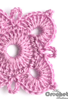 square purple flower motif square purple flower motif