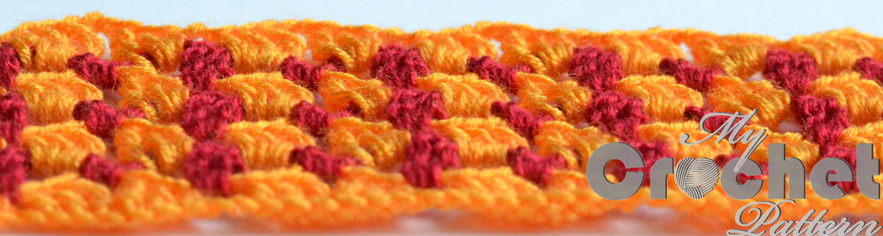 orange lace pattern red stripes close photo orange lace pattern red stripes close photo