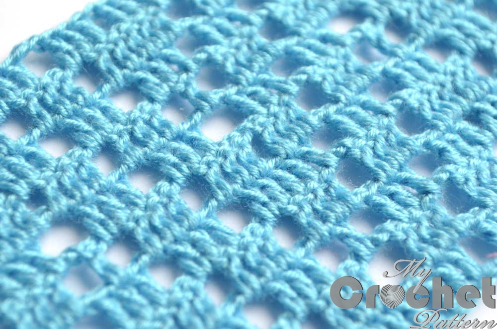 filet zig-zag crochet pattern - close photo3 filet zig-zag crochet pattern - close photo3