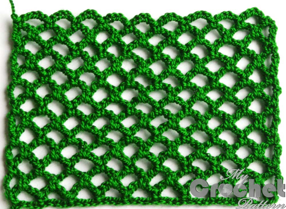 green lace network pattern - big photo