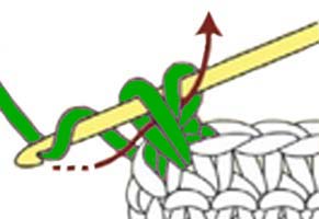crab stitch - step 3