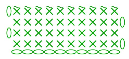 crab stitch - stitches scheme