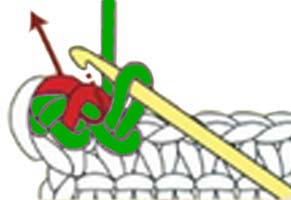 reverse single crochet stitch - step 6 reverse single crochet stitch - step 6