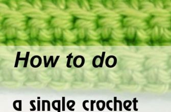how to do a single crochet back loop only - preview