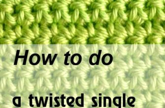 how to do a twisted single crochet