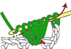 puff on a chain - step 3 puff on a chain - step 3