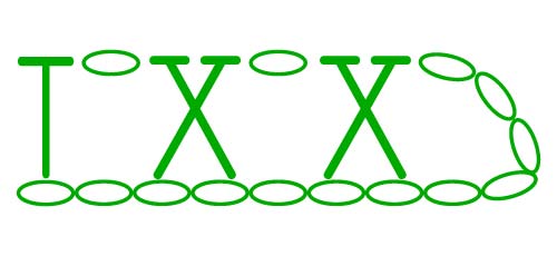 1-over-1 hdc cross - stitches scheme