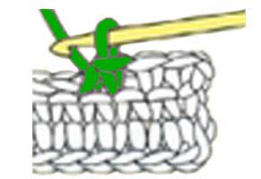 2 sc decrease - step 6 2 sc decrease - step 6