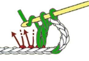 3 dc closed together - step 1 3 dc closed together - step 1