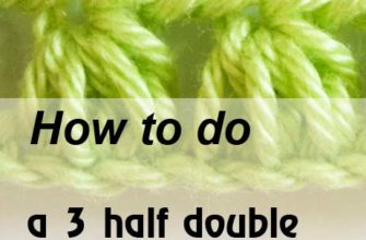 3 hdc closed together - preview