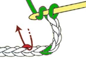 3 hdc closed together - step 1 3 hdc closed together - step 1