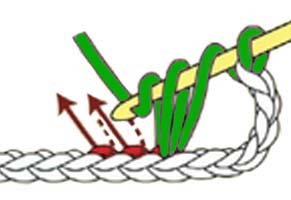 3 hdc closed together - step 2 3 hdc closed together - step 2
