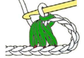 3 hdc closed together - step 4 3 hdc closed together - step 4