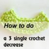 3 sc decrease - preview