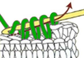 3 sc decrease - step 5