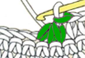 3 sc decrease - step 6