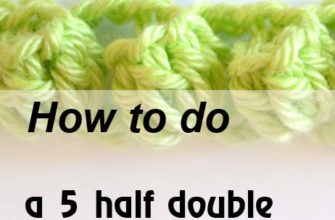 5 half double crochet popcorn in same stitch - preview