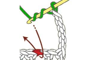 5 trc popcorn on a chain - step 1