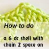 6 dc shell with chain 2 space on a chain - preview