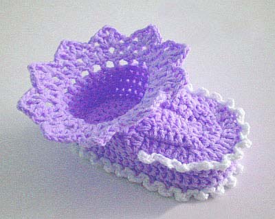 baby booties crochet pattern for beginners - big photo