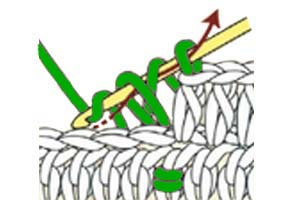 back post hdc - step 3 back post hdc - step 3