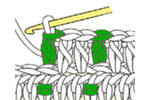 back post hdc - step 4 back post hdc - step 4