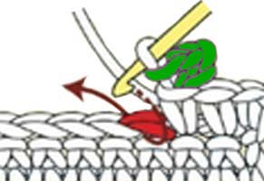 chain 3 picot - step 3 chain 3 picot - step 3